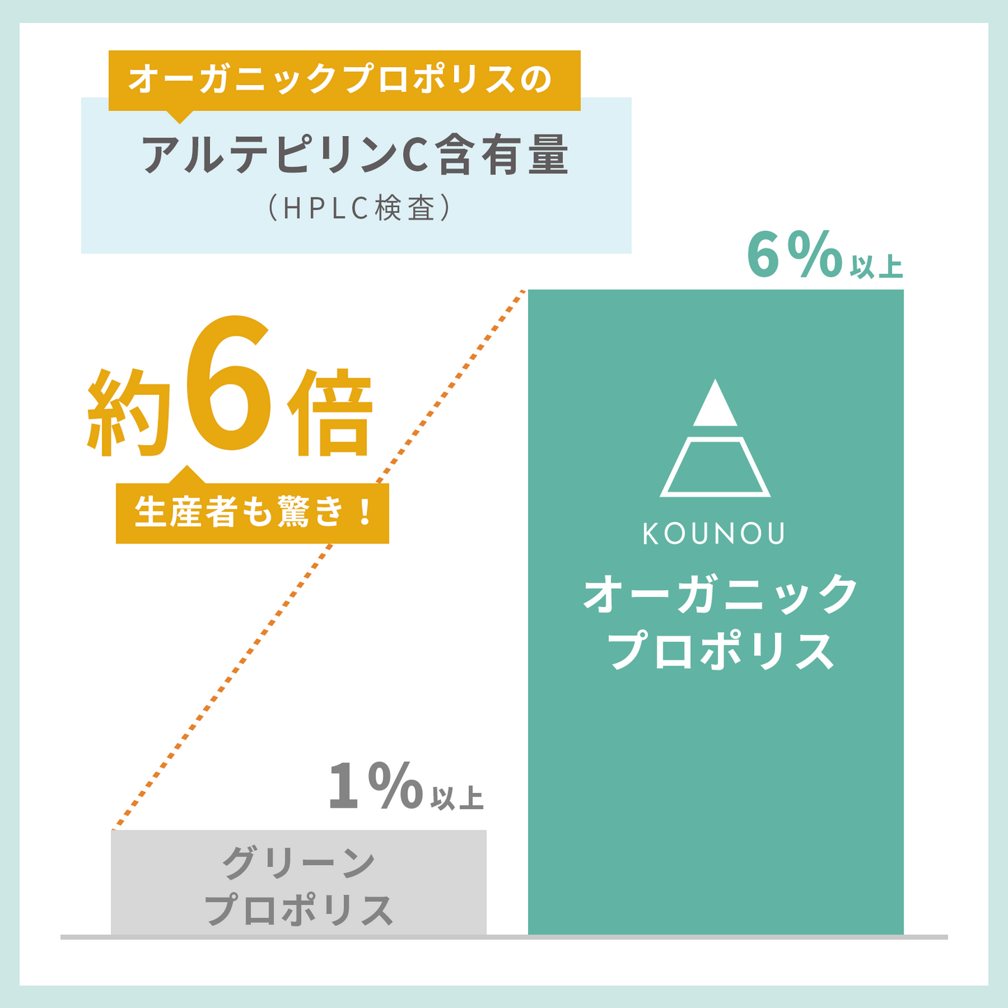 定期購入２箱｜1日600mg｜KOUNOUオーガニックプロポリス